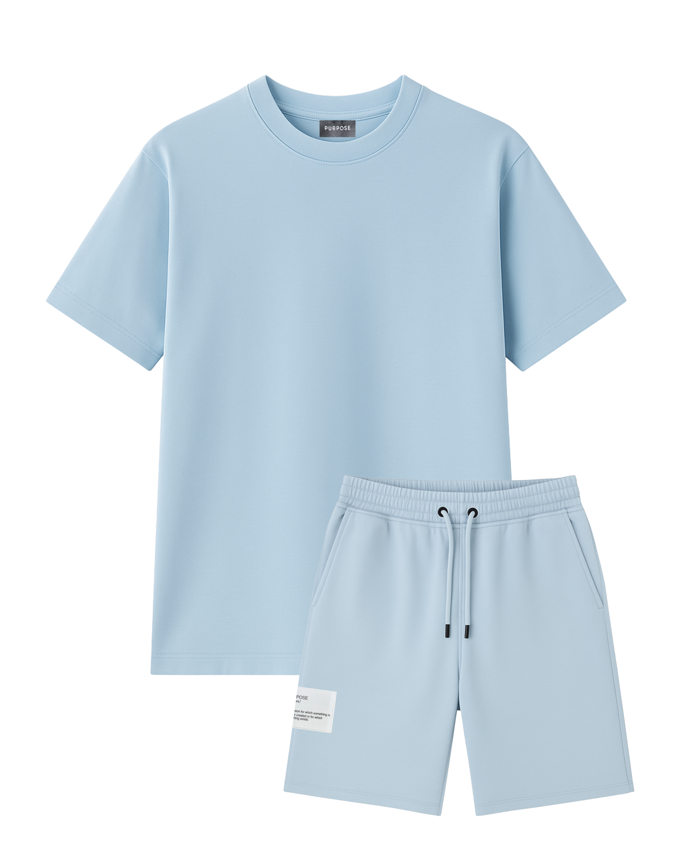 Baby Blue Summer Set T-shirt + Shorts