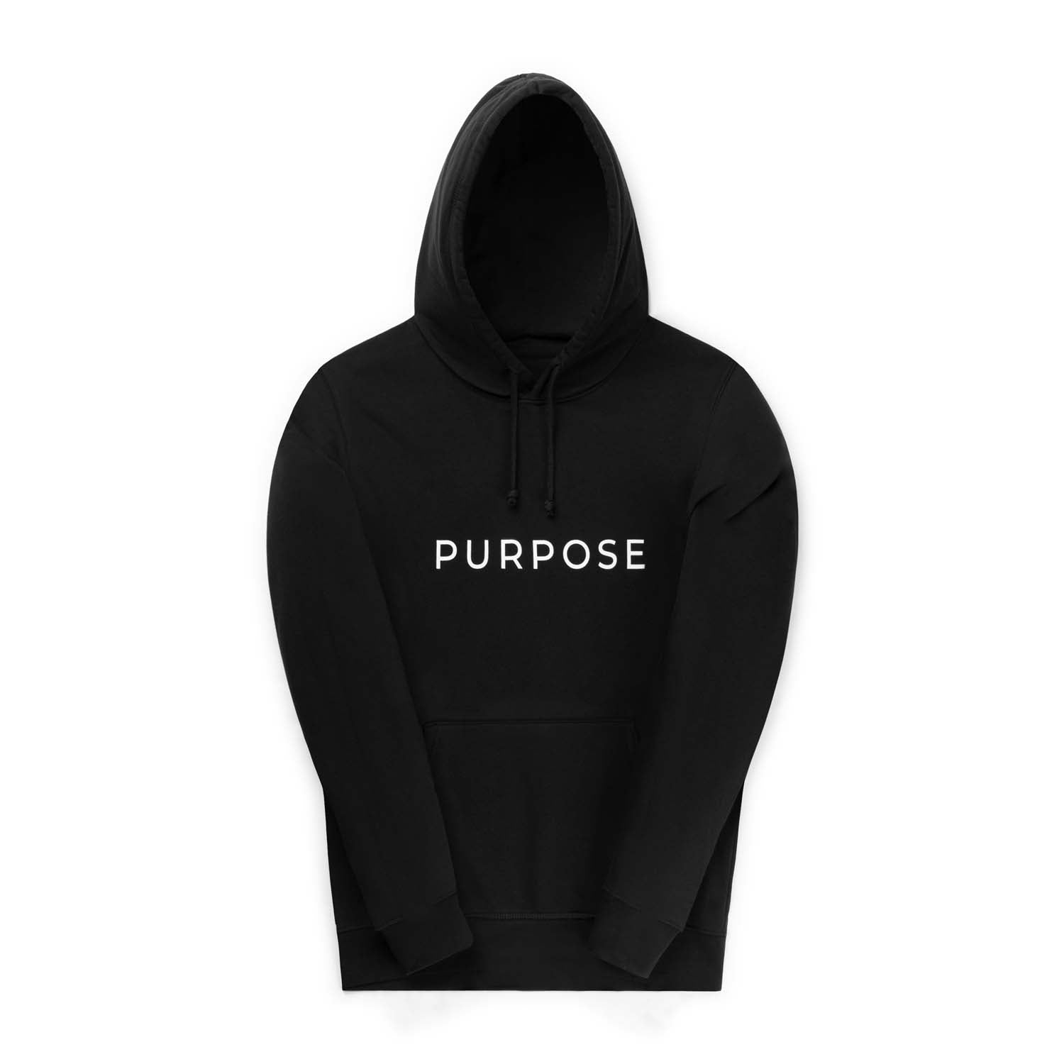 Classic hoodie black - PURPOSE logo