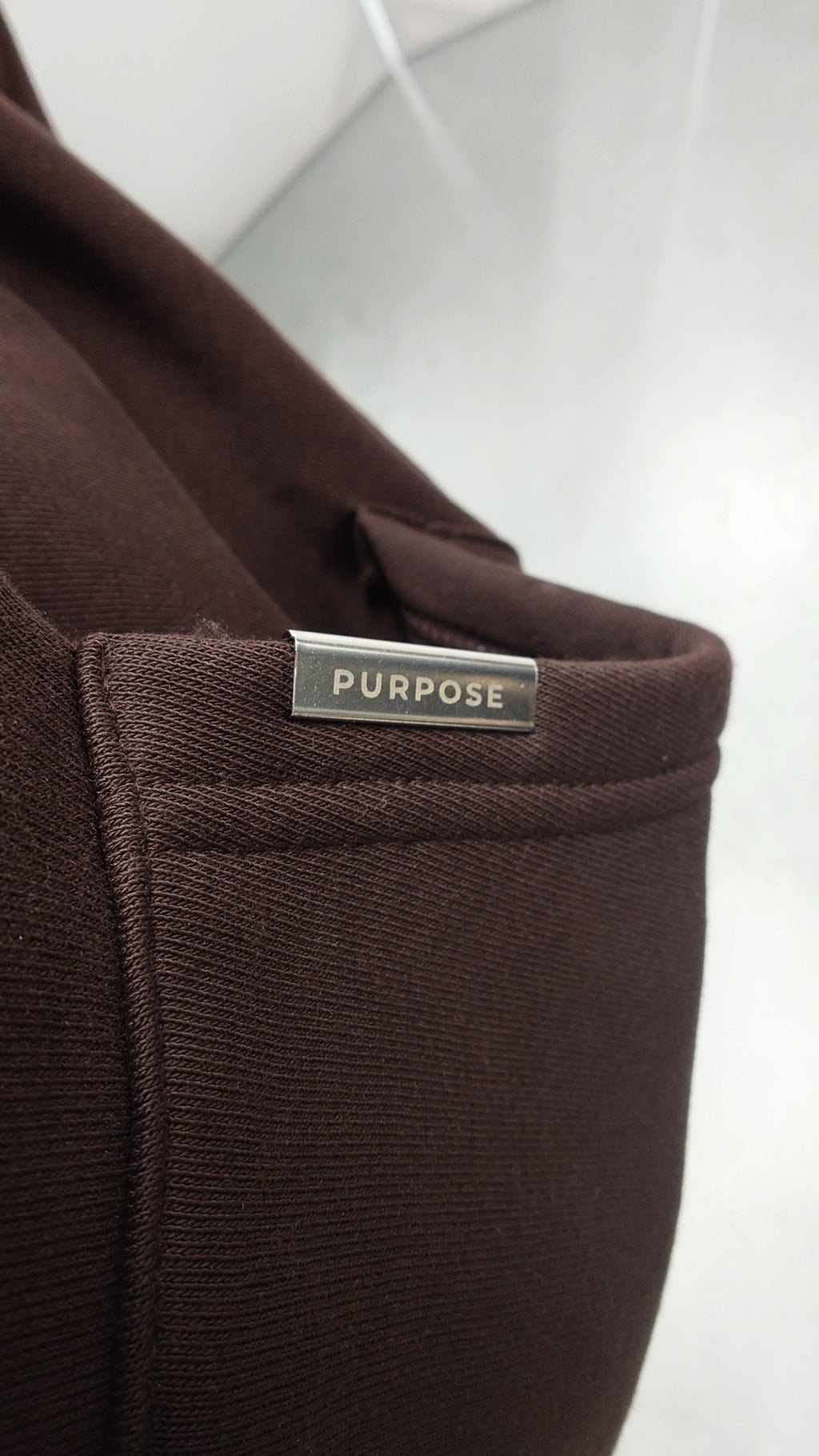 Purpose Essential Hoodie — Brown