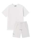 White Summer Set T-shirt + Shorts