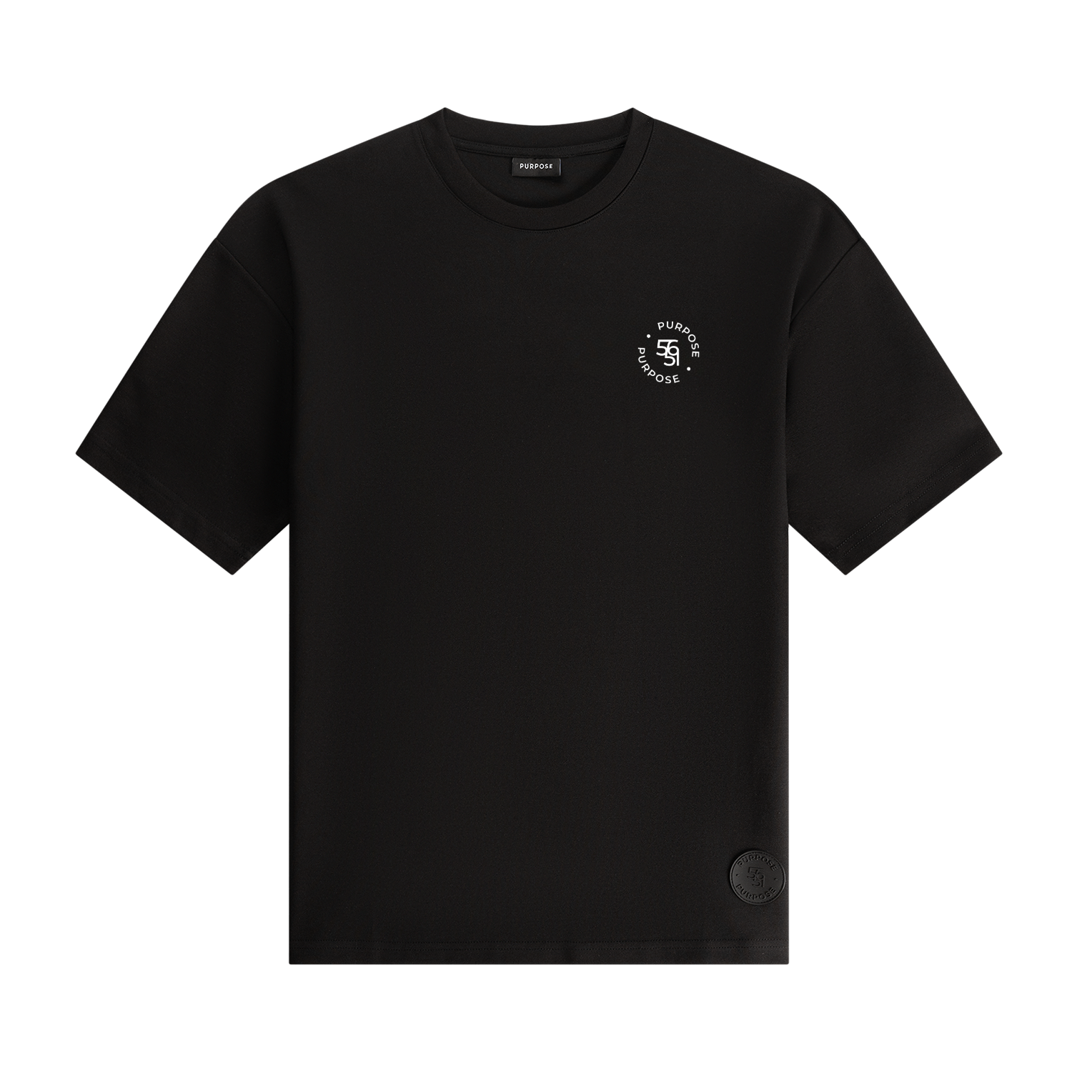 The PURPOSE CIRCLE - Black T-shirt 300GSM