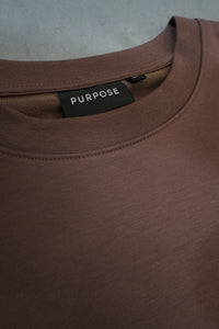 Brown (Taupe) Summer Set T-shirt + Shorts