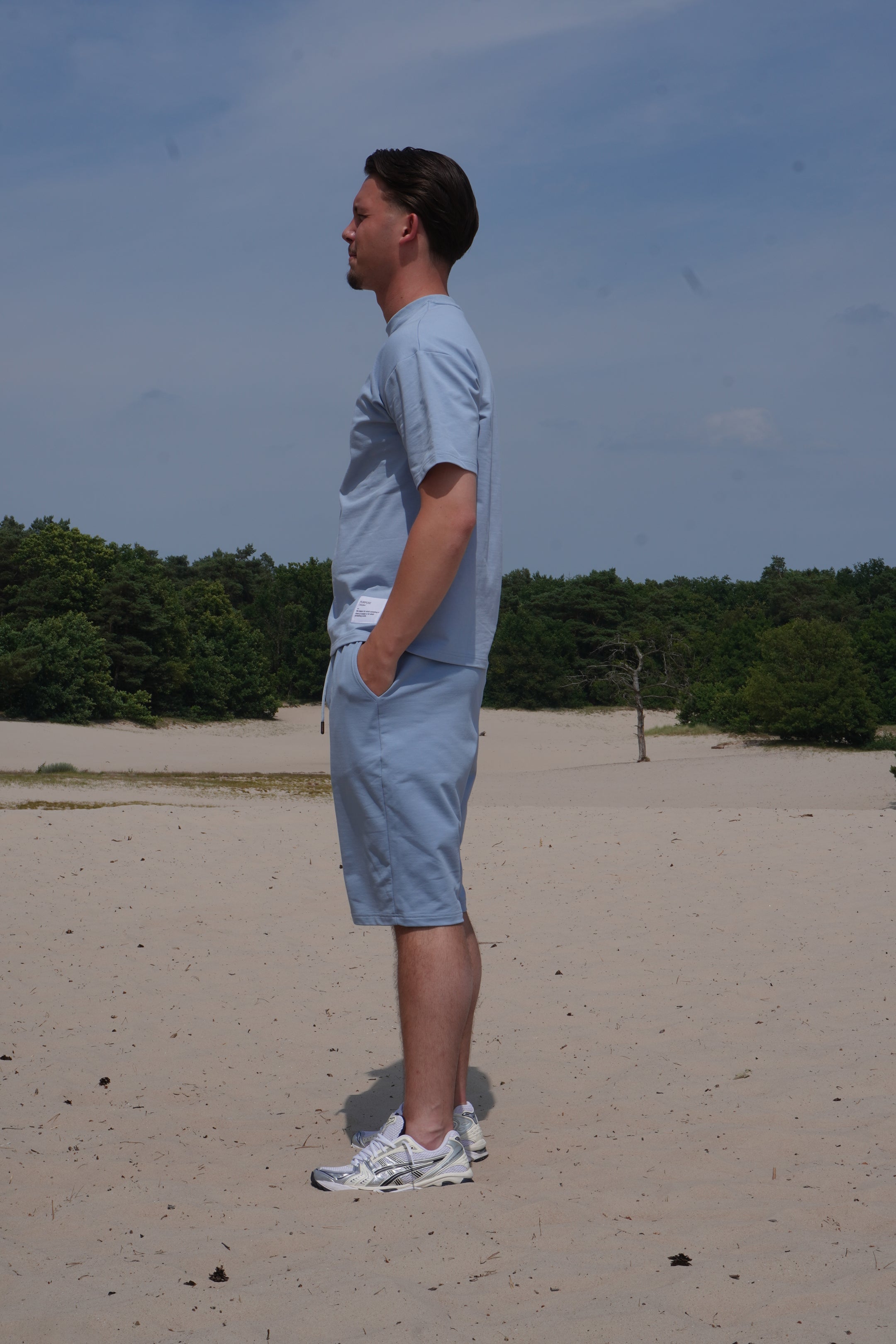 Baby Blue Summer Set T-shirt + Shorts