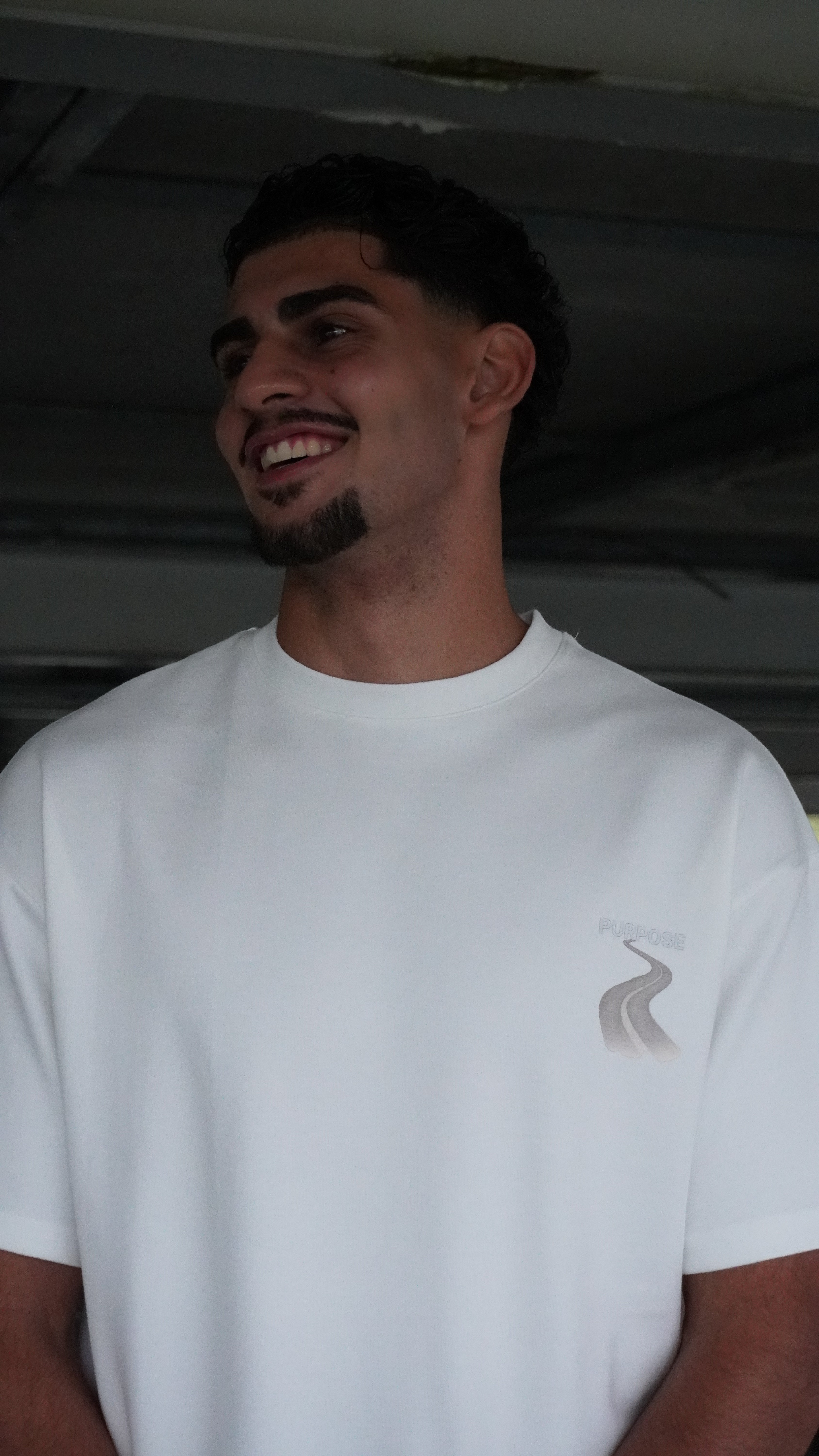 Trust the Path - White PURPOSE T-shirt (300 GSM)