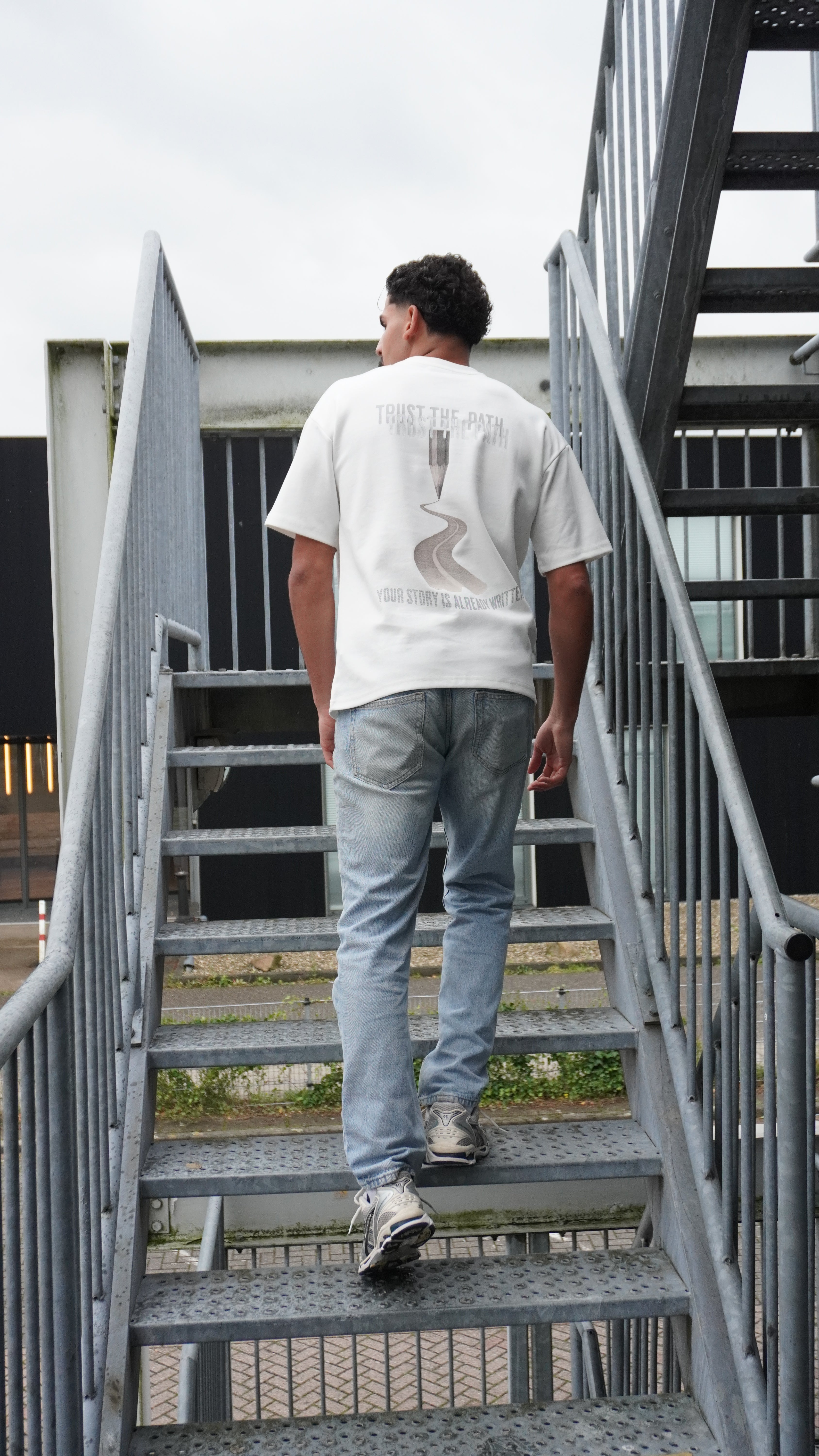 Trust the Path - White PURPOSE T-shirt (300 GSM)