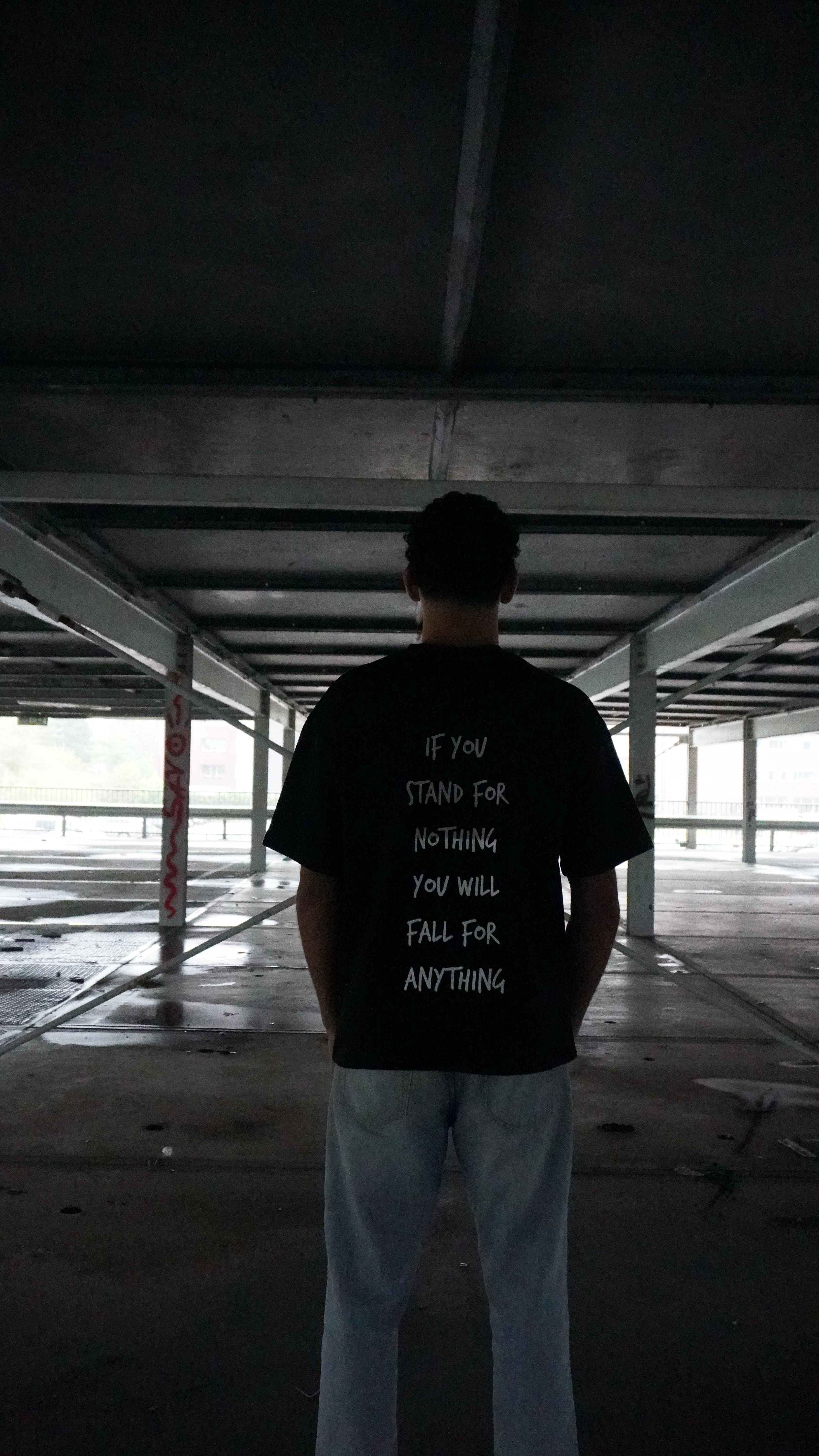 If you stand for nothing - Oversized T-shirt (300 GSM)