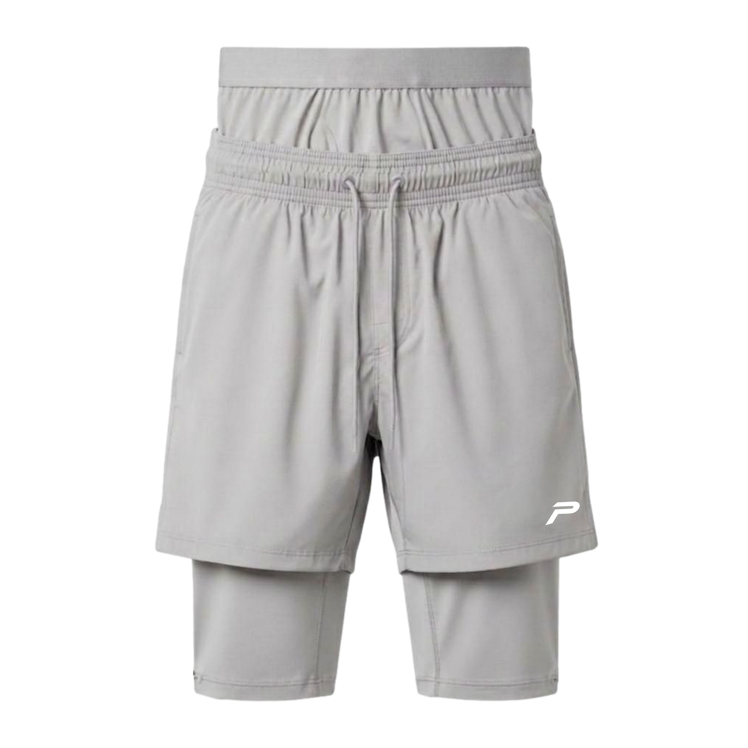 NEUE Graue 3-in-1 Halal Sportshorts