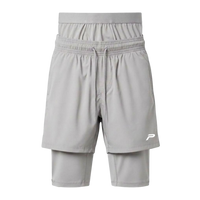 NEUE Graue 3-in-1 Halal Sportshorts