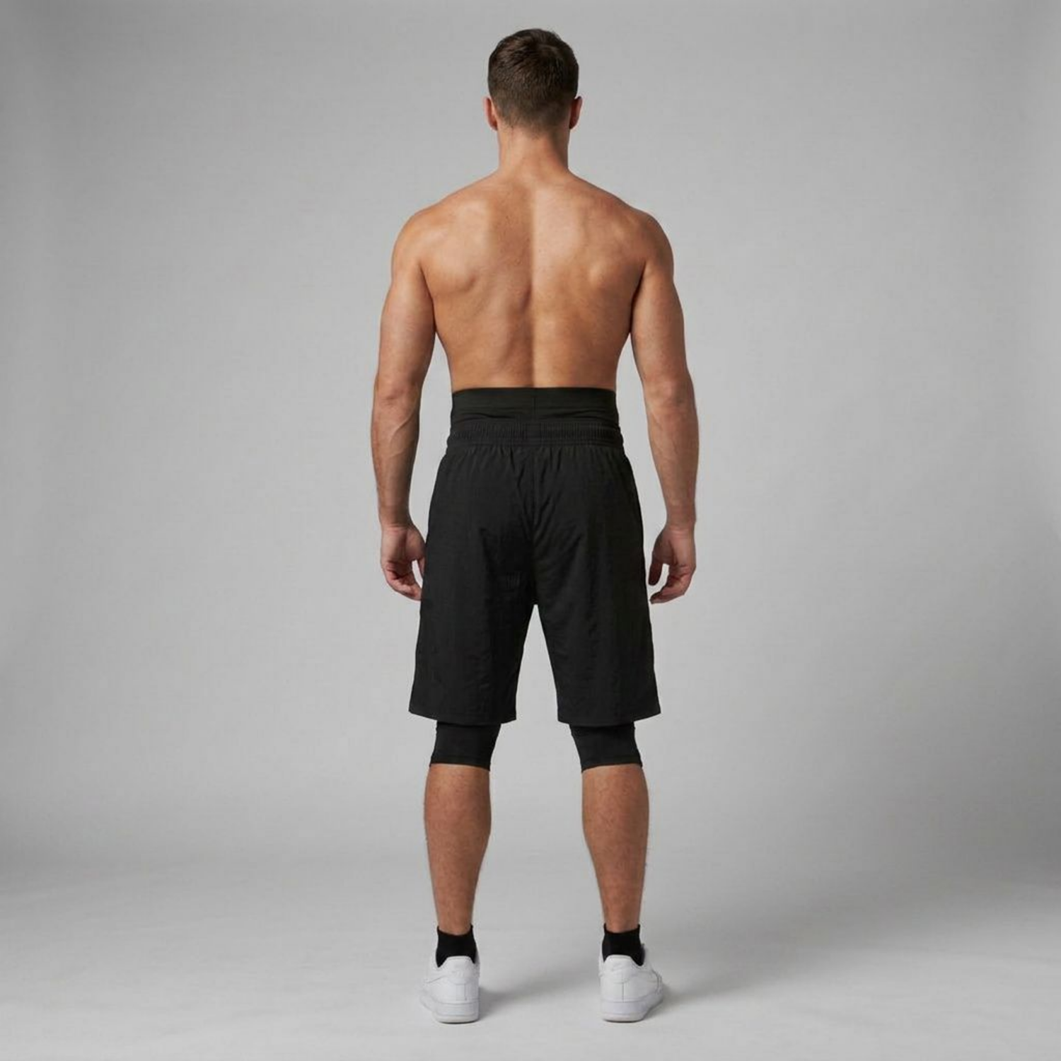 Pre-order NEW BLACK 3-in-1 halal activewear shorts