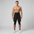 Pre-order NEW BLACK 3-in-1 halal activewear shorts