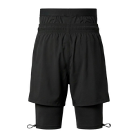 Short de sport halal 3-en-1 premium — Collant intégré et ceinture de maintien