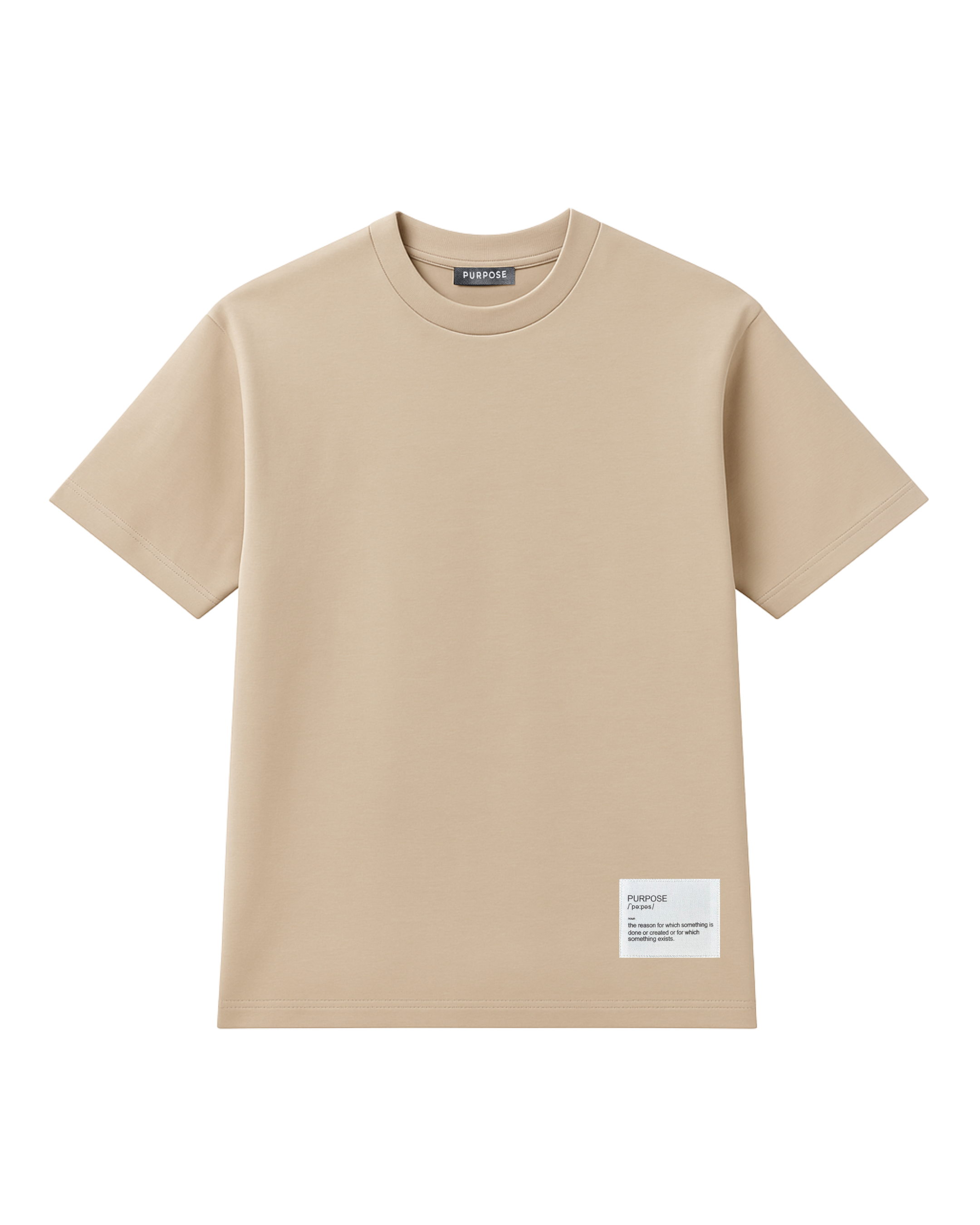 Beige Summer Set T-shirt + Shorts