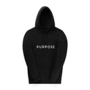Classic hoodie black - PURPOSE logo
