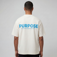 BLUE PURPOSE ESSENTIALS WHITE T-SHIRT