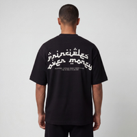 T-shirt oversized noir Principles Arabic