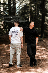 Nothing is created withtout - White PURPOSE T-shirt