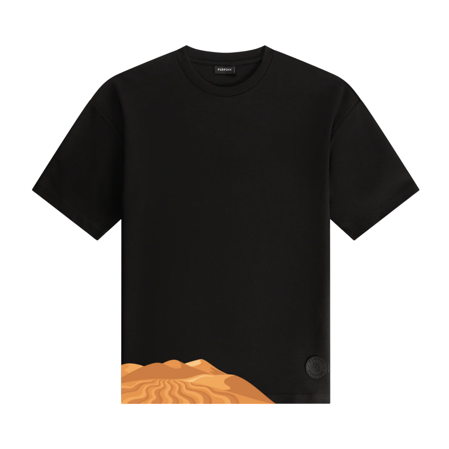 Unknown in the world - Oversized T-shirt - Black 300GSM