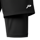 Pre-order NEW BLACK 3-in-1 halal activewear shorts